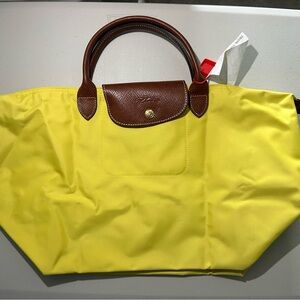 Longchamp Medium Handbag Yellow